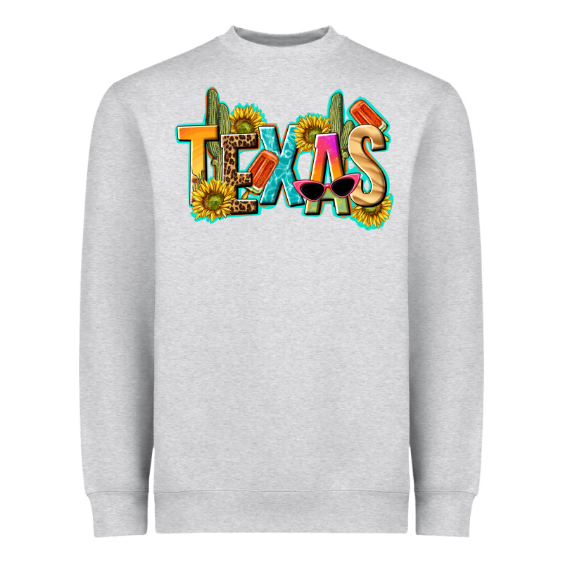 Texas Summer Heavyweight Sweatshirt by texasbilliewilder | Teevron
