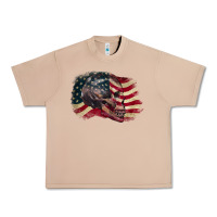 Burro Red white rawr 4th of July Urban Heavy Tee - CowGirlArtShop
