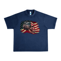 Navy Red white rawr 4th of July Urban Heavy Tee - CowGirlArtShop