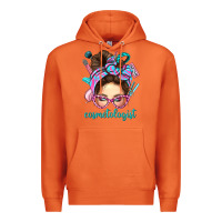 Carrot Messy Bun Cosmetologist Bbs Premium Hoodie - BundleAndBundleShop