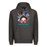 Smoke Messy Bun Cosmetologist Bbs Premium Hoodie - BundleAndBundleShop