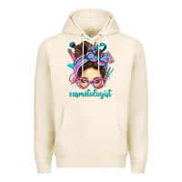 Tofu Messy Bun Cosmetologist Bbs Premium Hoodie - BundleAndBundleShop