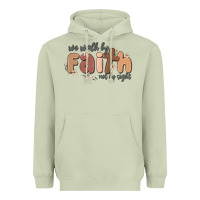 Matcha we walk by faith not by sight Heavyweight Hoodie - MaliasSmallBusiness