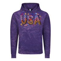 Cloud Purple usa 4th of july bw Vintage Hoodie - texasbilliewilder