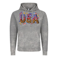 Cloud Rock usa 4th of july bw Vintage Hoodie - texasbilliewilder