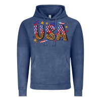 Vintage Denim usa 4th of july bw Vintage Hoodie - texasbilliewilder
