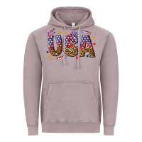 Vintage Zinc usa 4th of july bw Vintage Hoodie - texasbilliewilder