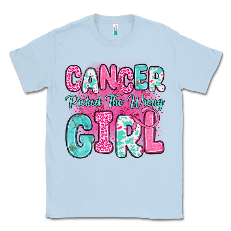 Cancer Picked The Wrong Girl Classic Tee by JahusDesignShop | Teevron