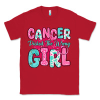Red cancer picked the wrong girl Classic Tee - JahusDesignShop