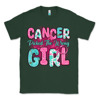 Sports Green cancer picked the wrong girl Classic Tee - JahusDesignShop