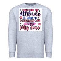 Heather Grey small business Premium Sweatshirt - MaliasSmallBusiness