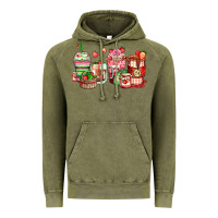 Vintage Olive strawberry farm fresh coffee cups Vintage Hoodie - Zillion Design Studio