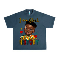 Midnight Navy i am black history black boy Urban Heavy Tee - HRA Design Shop