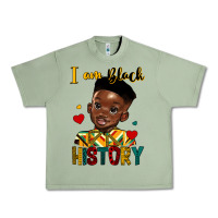 Oil Green i am black history black boy Urban Heavy Tee - HRA Design Shop