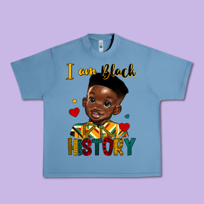 I Am Black History Black Boy Urban Heavy Tee Designed By Hra Design Shop