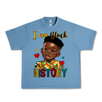 Pebble Blue i am black history black boy Urban Heavy Tee - HRA Design Shop