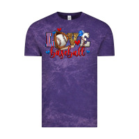 Cloud Purple love baseball Vintage Tee - Zillion Design Studio