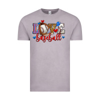 Vintage Zinc love baseball Vintage Tee - Zillion Design Studio