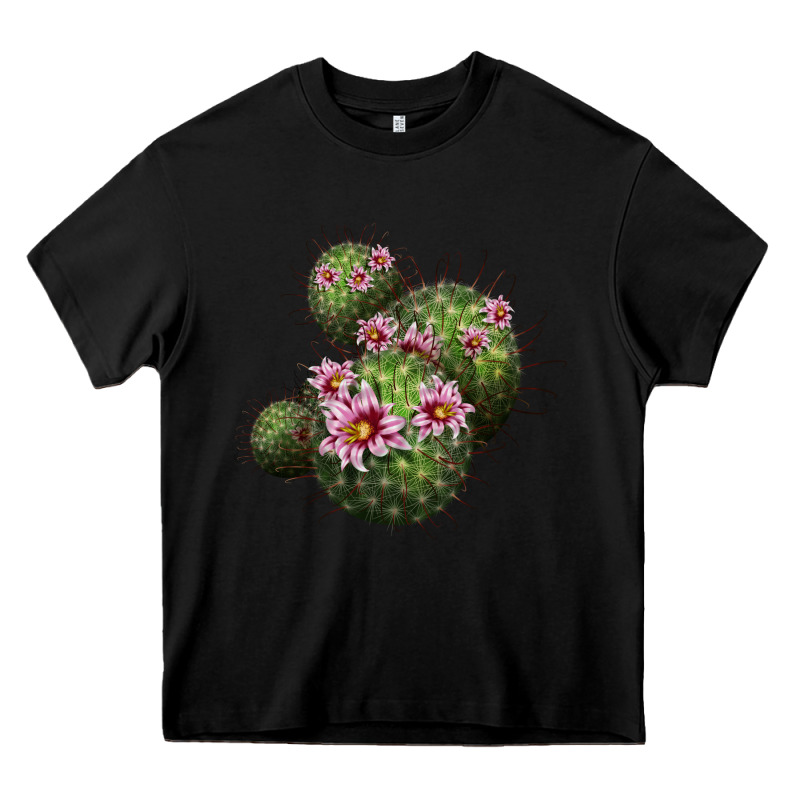 Arizona Fishhook Cacti Heavy Core Tee by LillyAllenDesigns | Teevron