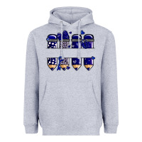 Heather Grey valentine's day school pencils navy blue Heavyweight Hoodie - MaliasSmallBusiness