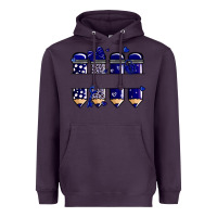 Plum valentine's day school pencils navy blue Heavyweight Hoodie - MaliasSmallBusiness