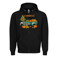 Black grateful thankful blessed Zipper Hoodie - JahusDesignShop