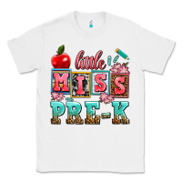 White little miss pre k Classic Tee - AdoDesignShop