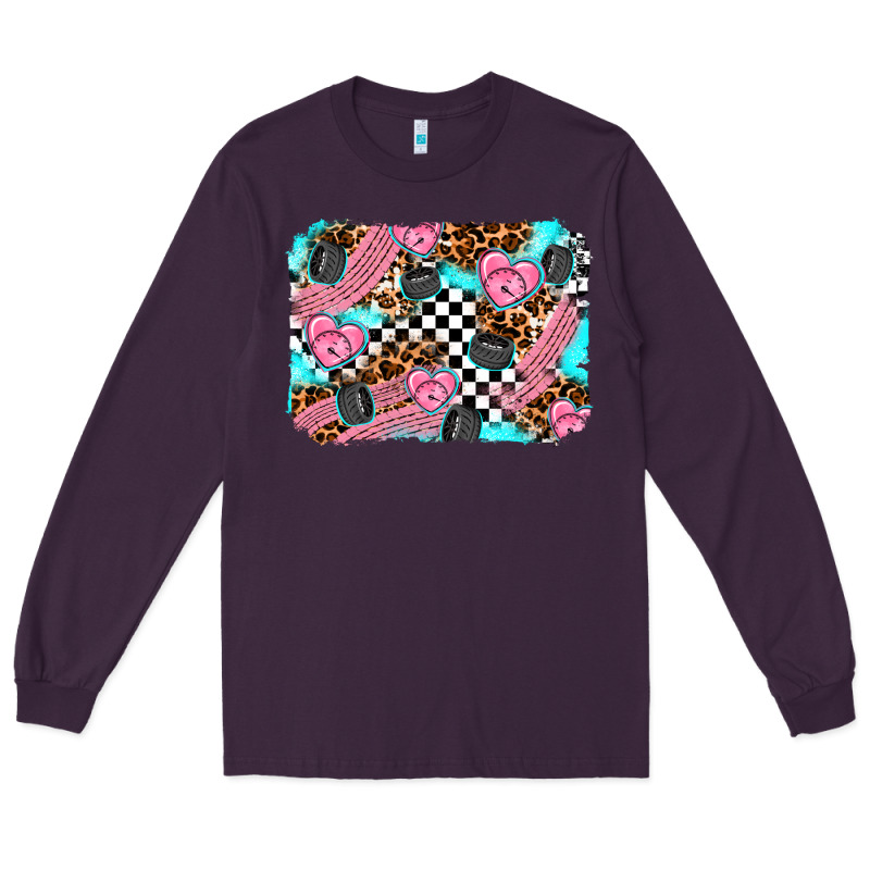Race Day Background Long Sleeve Tee by AdoDesignShop | Teevron