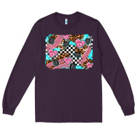 Plum race day background Long Sleeve Tee - AdoDesignShop