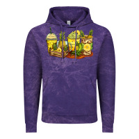 Cloud Purple pineapple farm fresh coffee cups Vintage Hoodie - Zillion Design Studio