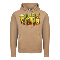 Vintage Coffee pineapple farm fresh coffee cups Vintage Hoodie - Zillion Design Studio