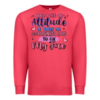 Cardinal once i get an attitude Premium Sweatshirt - MaliasSmallBusiness