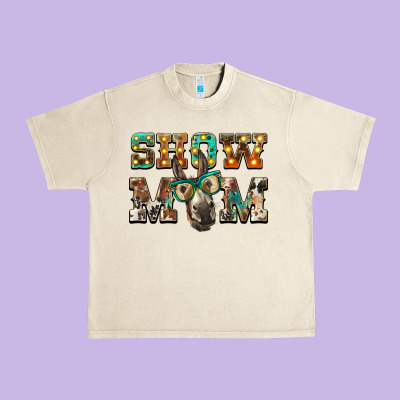 Show Mom Donkey Urban Heavy Tee Designed By Barkaloodesign