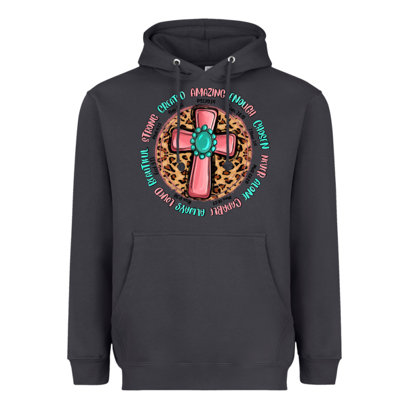 Love Myself Cross Heavyweight Hoodie by MaliasSmallBusiness | Teevron