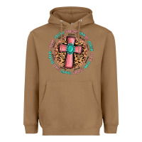 Toasted Coconut love myself cross Heavyweight Hoodie - MaliasSmallBusiness