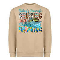Mushroom todays forecast  cruising with a chance of drinkin Heavyweight Sweatshirt - texasbilliewilder