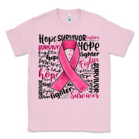 Bubblegum Pink breast cancer ribbon Classic Tee - JahusDesignShop