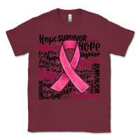 Burgundy breast cancer ribbon Classic Tee - JahusDesignShop