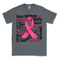 Charcoal Heather breast cancer ribbon Classic Tee - JahusDesignShop