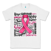 White breast cancer ribbon Classic Tee - JahusDesignShop