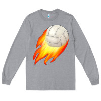 Heather Grey volleyball Long Sleeve Tee - JahusDesignShop