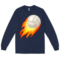Navy volleyball Long Sleeve Tee - JahusDesignShop