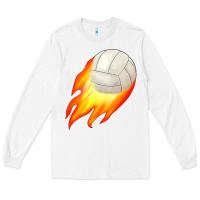 White volleyball Long Sleeve Tee - JahusDesignShop