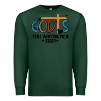 Sports Green god is still waiting your story Premium Sweatshirt - MaliasSmallBusiness