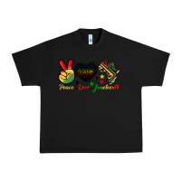 Black peace love juneteenth 1865 Urban Heavy Tee - HRA Design Shop
