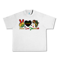 Lunar Rock peace love juneteenth 1865 Urban Heavy Tee - HRA Design Shop