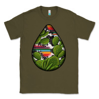 Army Green mexican teardrop  5 Classic Tee - BundleAndBundleShop
