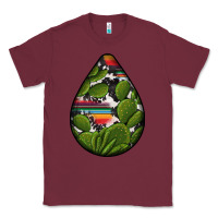 Burgundy mexican teardrop  5 Classic Tee - BundleAndBundleShop