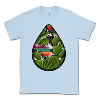 Dusty Blue mexican teardrop  5 Classic Tee - BundleAndBundleShop