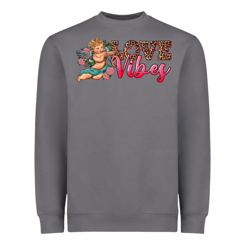 Love Vibes Cupid Heavyweight Sweatshirt by RanaPortraitStore | Teevron